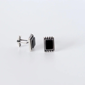 Black Onyx Square Cufflinks