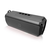 hitage BS-414 10H Music 5 W Bluetooth Speaker Bluetooth V 5.0 with USB,Aux,3D Bass Playback Time 24 hrs Grey - Grey