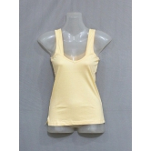 Women camisole with lace straps-BANIYAN / 85 / YELLOW