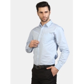 Life Roads - Light Blue Cotton Slim Fit Mens Formal Shirt ( Pack of 1 ) - None