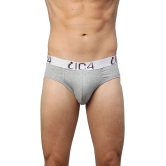 IC4 - Cotton Blend Multicolor Mens Briefs ( Pack of 2 ) - None