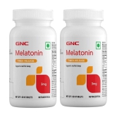 GNC Melatonin 3 mg - Supports restful sleep - 60 Tablets (Pack of 2)