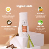 Skin Nourishing Body Lotion Spf 20, Vitamin E and Coconut Milk Extracts