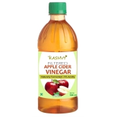 Kashvy Filtered Apple Cider Vinegar | 100% Natural Syrup 1000 ml Unflavoured Pack of 2