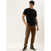 IVOC Slim Flat Mens Chinos - Brown ( Pack of 1 ) - None