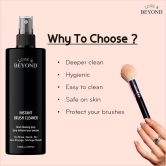 Love & Beyond Experience Professional-grade Makeup Brush Cleaning - Deep Cleans and Odorizes Both Natural and Synthetic Brushes - Rinse-Free Formula for Quick-Drying and Hassle-Free Maintenance