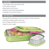 MILTON New Flatmate Inner Stainless Steel Tiffin Box, 700 ml, | Food Grade | School Lunch Box | Picnic