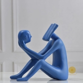 Self Refection Man Figurine-Blue