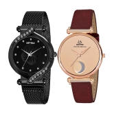 Septem Multicolor Leather Analog Mens Watch