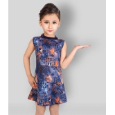 Addyvero - Multicolor Cotton Blend Girls A-line Dress ( Pack of 1 ) - None