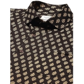 Millennial Men Cotton Regular Fit Printed Mens Casual Shirt - Black ( Pack of 1 ) - None