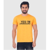 ferocious - Yellow Cotton Regular Fit Men's T-Shirt ( Pack of 1 ) - None