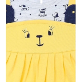 NammaBaby - Yellow Cotton Blend Baby Girls Dress ( Pack of 1 ) - None