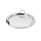 Bergner Argent Tri-Ply Multi Kadai with Lid and 6 Plates | Gas & Induction Compatible | Idli, Dhokla, Patra & Appam Plate