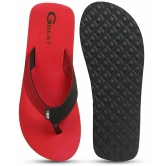 G Best Red Mens Thong Flip Flop - None