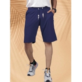 Septem Navy Blue Cotton Blend Mens Shorts ( Pack of 2 ) - None