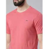 Force NXT - Pink 100% Cotton Regular Fit Mens T-Shirt ( Pack of 1 ) - None