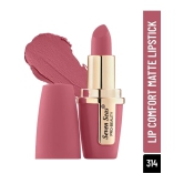 Seven Seas Intense Matte Color| Smooth Texture|Lip Comfort Velvet Matte Lipstick(Apple Candy)