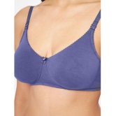 Amante - Blue Cotton Non Padded Women's Everyday Bra ( Pack of 1 ) - None