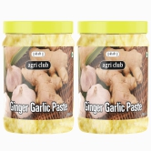 Agri Club Garlic Paste - 400 gm, Pack of 2 Each 200 gm