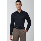 Men Navy  Formal Full Sleeves Formal Shirt