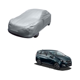 Kozdiko Silver Matty Car Body Cover with Buckle Belt For Mahindra Marazzo