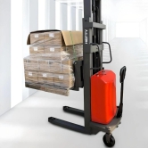 Hefty Heavy-Duty  Semi Electric Manual Stacker-2ton 3.5m