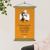 Indigifts Swami Vivekanand Quote Inspirational Scroll Cards 9.5x17 - Motivational Posters for Study Room, Office, Living Room, Office Gifts Items, Motivational Quotes Wall Hanging, Wall Dcor Items