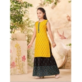 Aarika Yellow Rayon Girls Kurti ( Pack of 1 ) - None