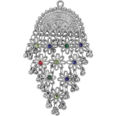 Samridhi DC Silver Alloy Necklace Set ( Pack of 1 ) - Silver