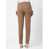 Smarty Pants - Brown Cotton Skinny Womens Formal Pants ( Pack of 1 ) - None