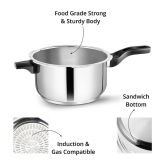 Srushti Gold is now Leoron 5 L Stainless Steel OuterLid Pressure Cooker With Induction Base