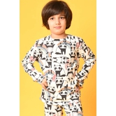 PANDA LONG SLEEVES BOYS PYJAMA SET - WHITE-9-10 YEARS / 2N / White