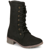 Commander - Black Women''s Mid Calf Length Boots - None