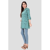 Meher Impex - Green Rayon Womens Straight Kurti ( Pack of 1 ) - None