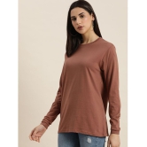 Dillinger - Brown Cotton Loose Fit Womens T-Shirt ( Pack of 1 ) - None