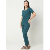 Smarty Pants Green Cotton Womens Nightwear Nightsuit Sets ( Pack of 1 ) - None