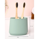 VON CASA Green Polyresin Toothbrush Holder