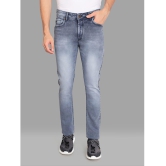 HJ HASASI - Grey 100% Cotton Slim Fit Men's Jeans ( Pack of 1 ) - None