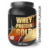 Nutriley Whey Protein Powder for Weight Gain & Muscle Gain 500 gm