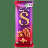 Cadbury Dairy Milk Silk Silk Fruit & Nut Chocolate Bar, 55 G