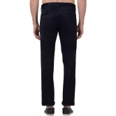 MEN'S TROUSERS-40 / DARK BLUE / SATIN