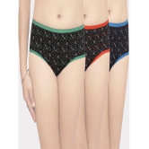 IN CARE LINGERIE - Multicolor Cotton Printed Women's Hipster ( Pack of 3 ) - None