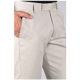 MANCREW - Beige Polycotton Slim - Fit Mens Formal Pants ( Pack of 2 ) - None