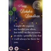 Stylish Bhaiya Rakhi  BRO Designer Pendent With Designer Look OM Rakhi Combo For Bhaiya With Roli Chawal And Greeting Card 1 Kankawati Pooja Thali - None