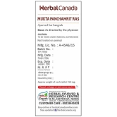 Harc Herbal Canada Mukta Panchamrit Ras Tablet 50 No's pack of 1|100% Natural Products