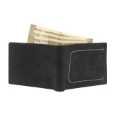 samtroh - PU Black Mens Regular Wallet ( Pack of 1 ) - Black