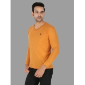 MADTEE - Orange 100% Cotton Regular Fit Mens T-Shirt ( Pack of 1 ) - None