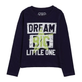 BOYS TSHIRT ROUND NECK FULL SLEEVES NAVY - None