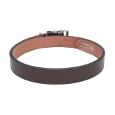 Loopa - Brown Leather Mens Formal Belt ( Pack of 1 ) - 30